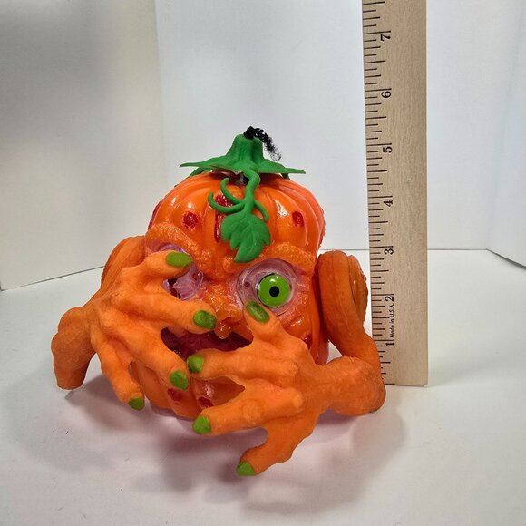 Halloween 1994 Spearhead Boglins Pumpkin Shakin' Mutant  90s Prop Tested Works - Picture 9 of 9